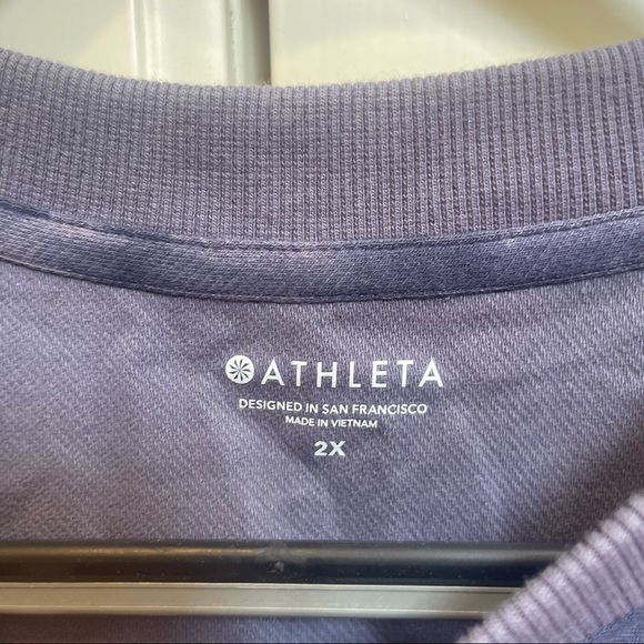 Athleta Blue Farallon Print Sweatshirt - Picture 7 of 8